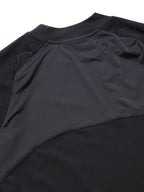 S1/ S25-T-01 Tornado patchwork T-shirt (Black)