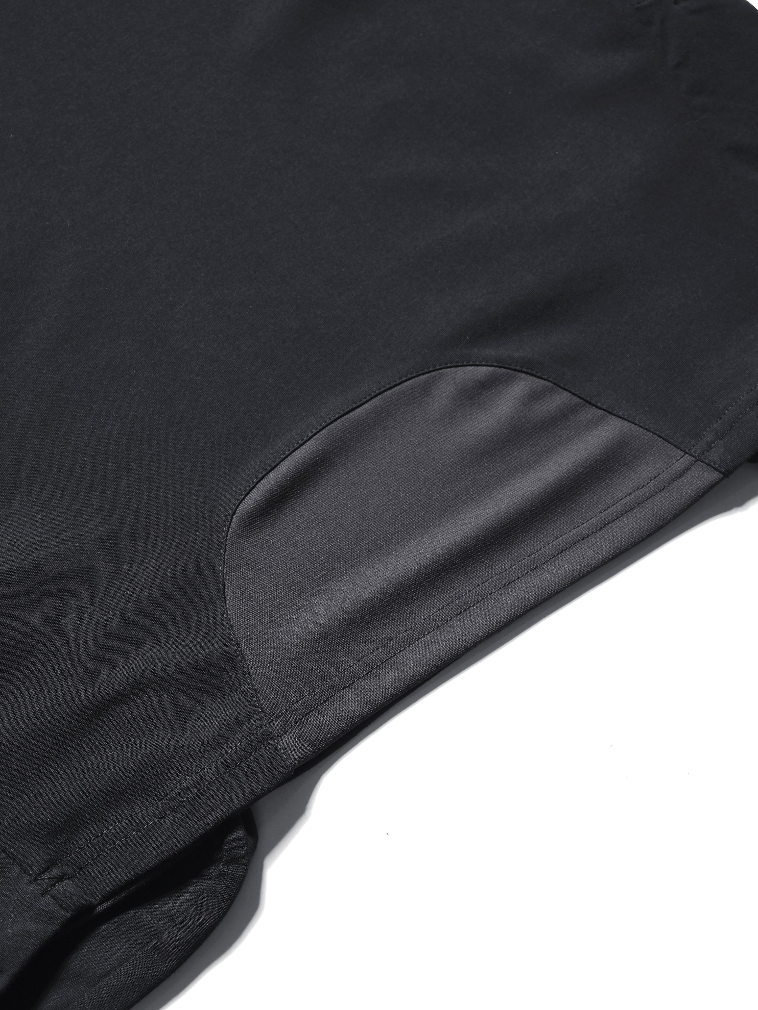 S1/ S25-T-01 Tornado patchwork T-shirt (Black)