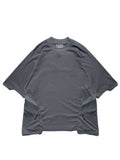 S1/ S25-T-01 Tornado patchwork T-shirt (Grey)