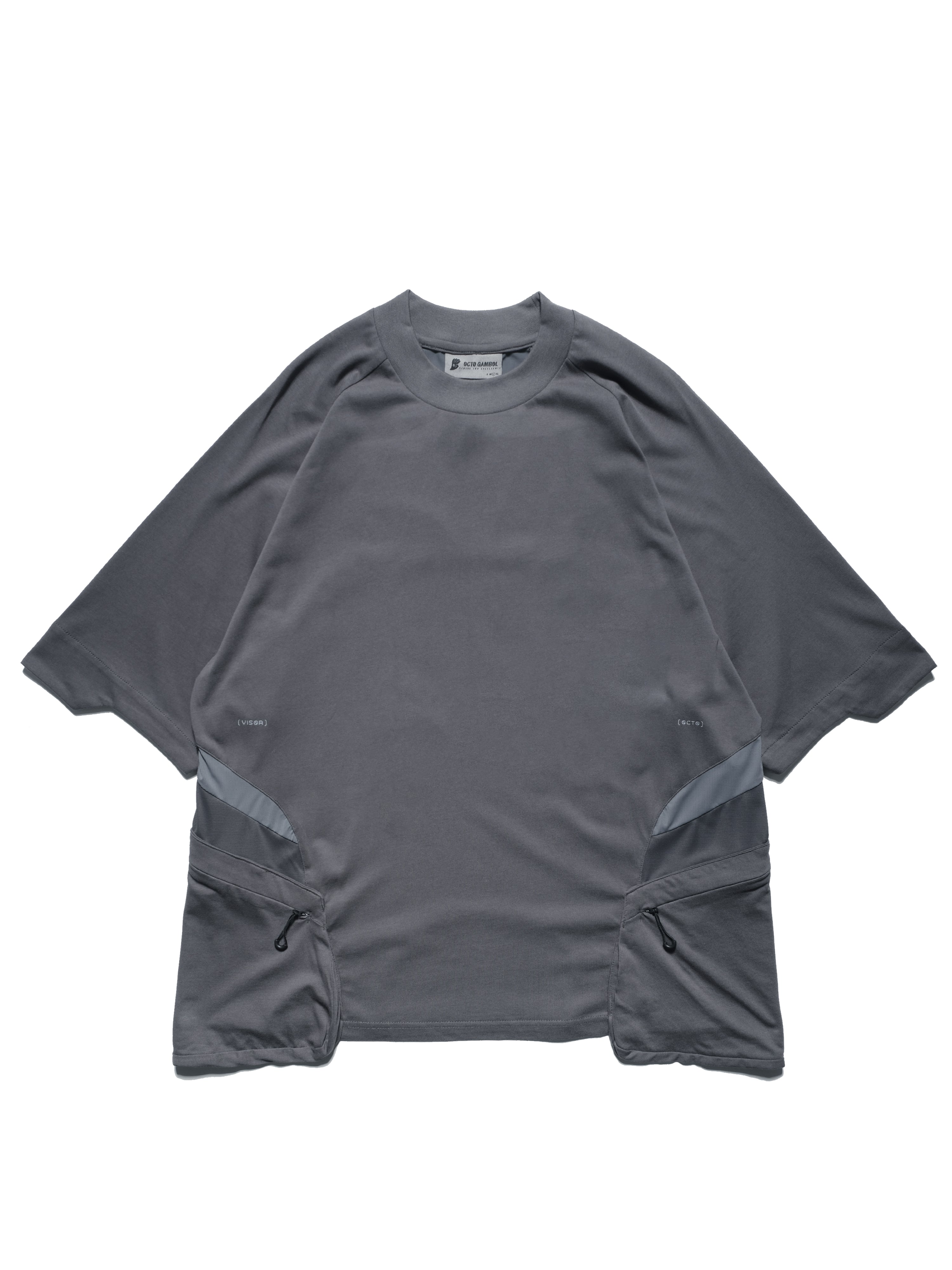 S1/ S25-T-01 Tornado patchwork T-shirt (Grey)
