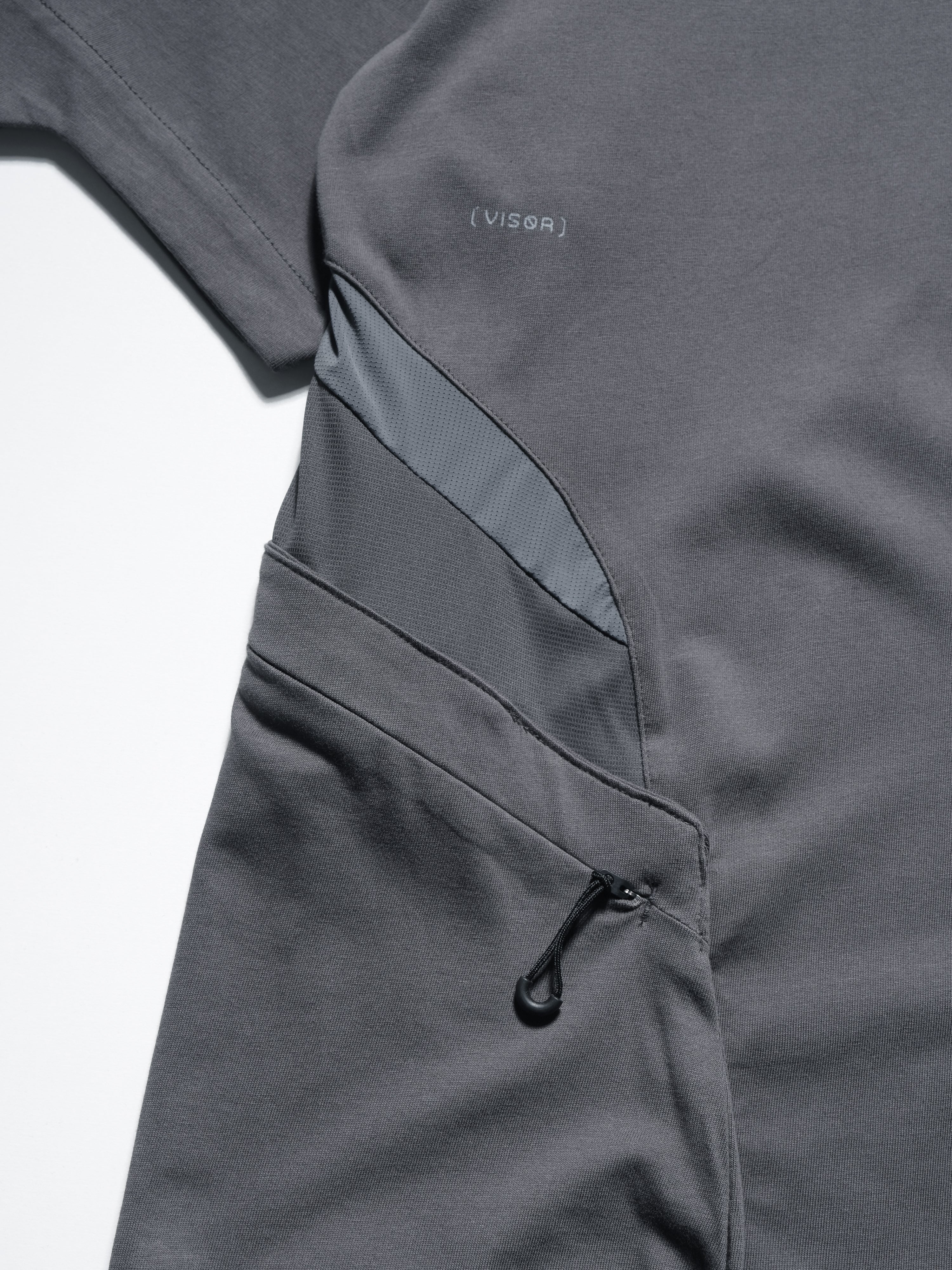 S1/ S25-T-01 Tornado patchwork T-shirt (Grey)