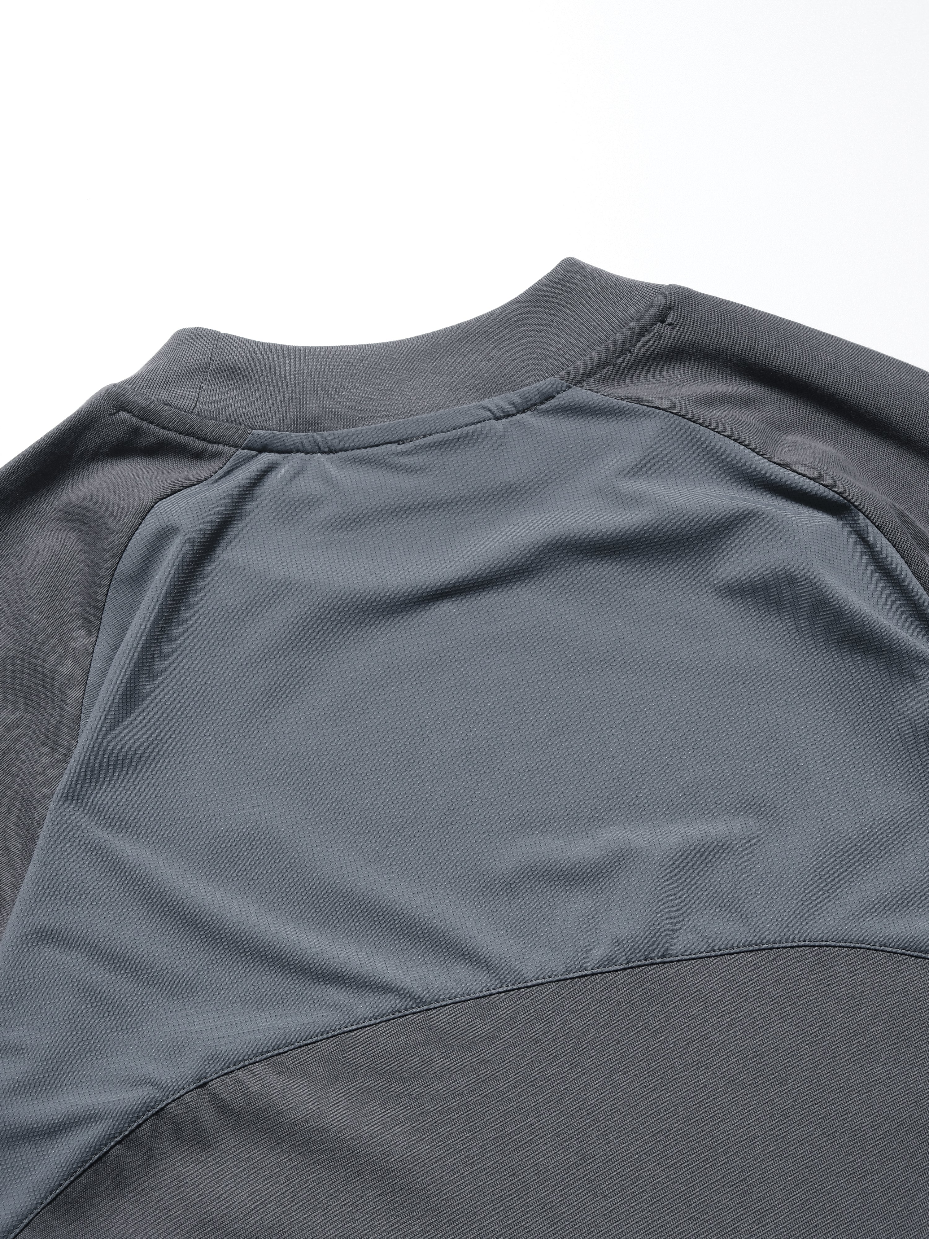 S1/ S25-T-01 Tornado patchwork T-shirt (Grey)