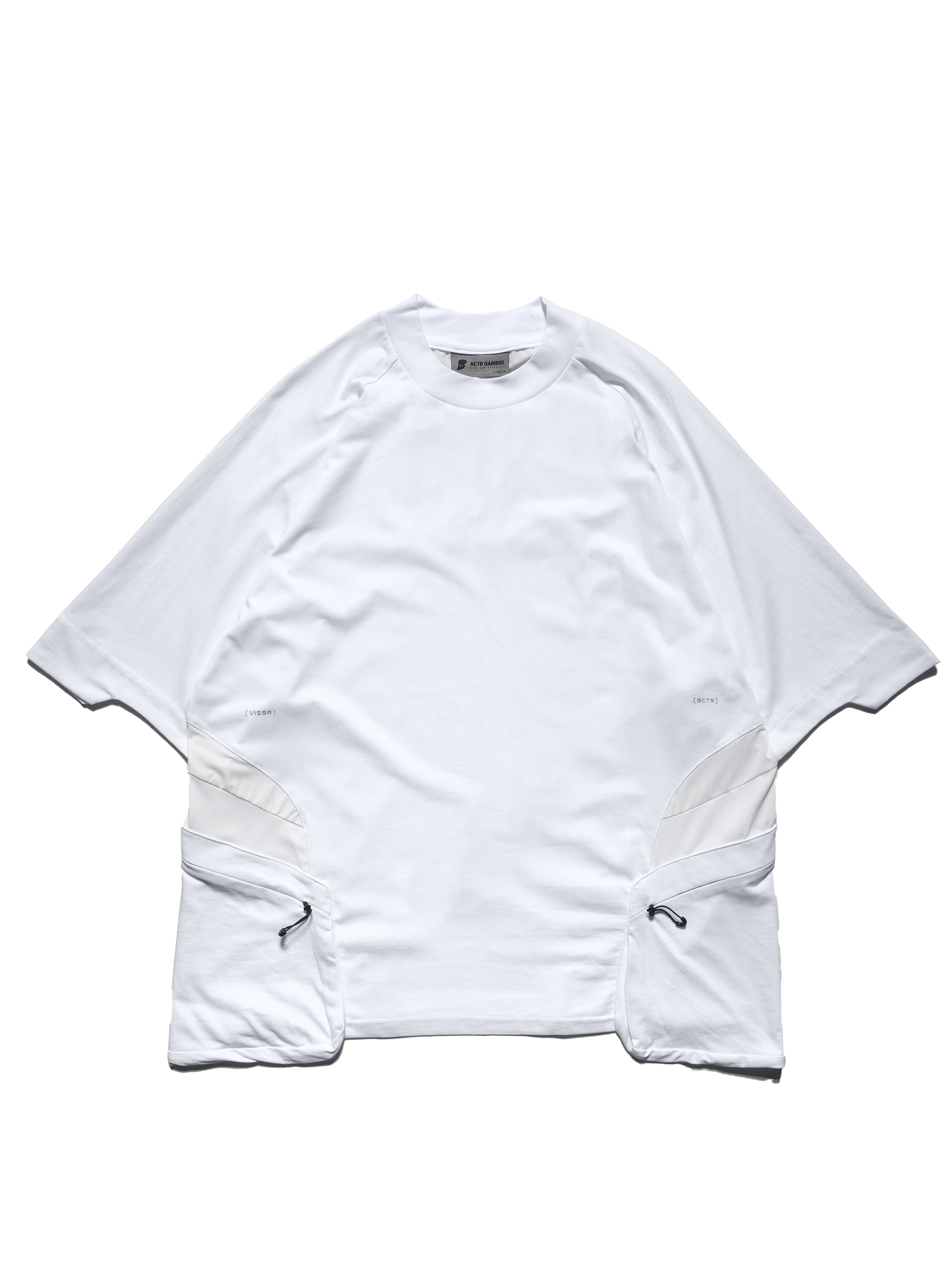 S1/ S25-T-01 Tornado patchwork T-shirt (White)