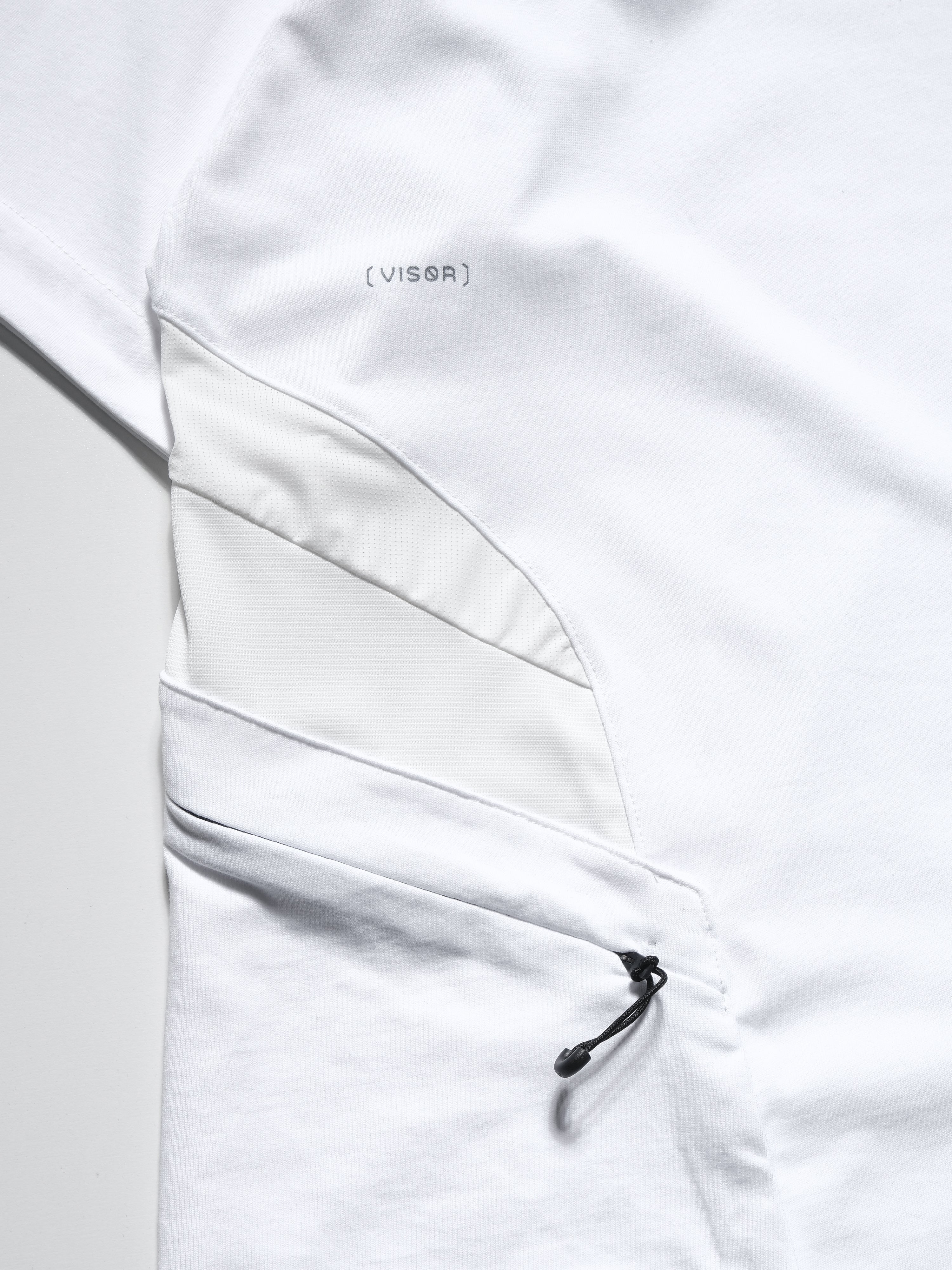 S1/ S25-T-01 Tornado patchwork T-shirt (White)