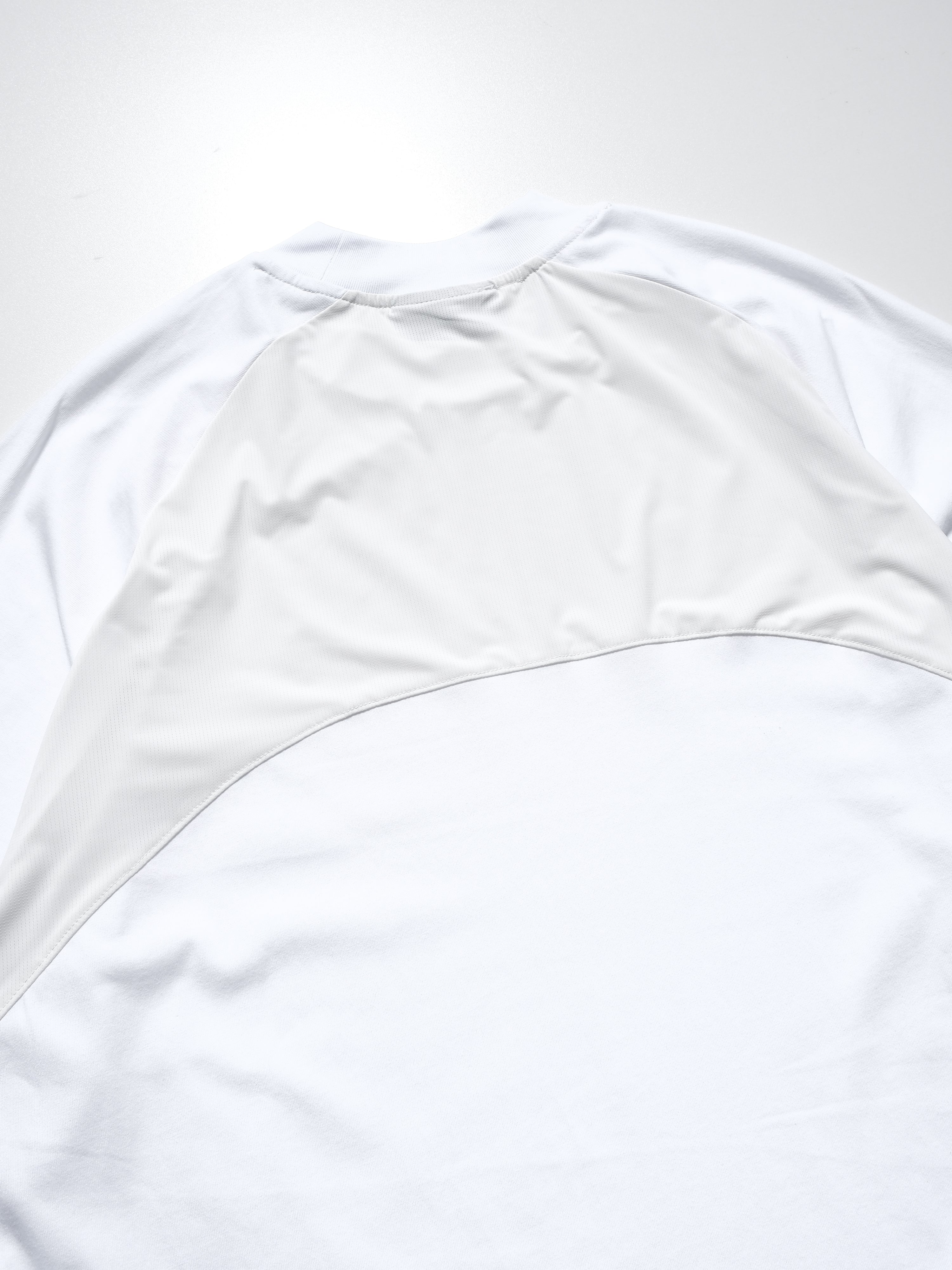 S1/ S25-T-01 Tornado patchwork T-shirt (White)