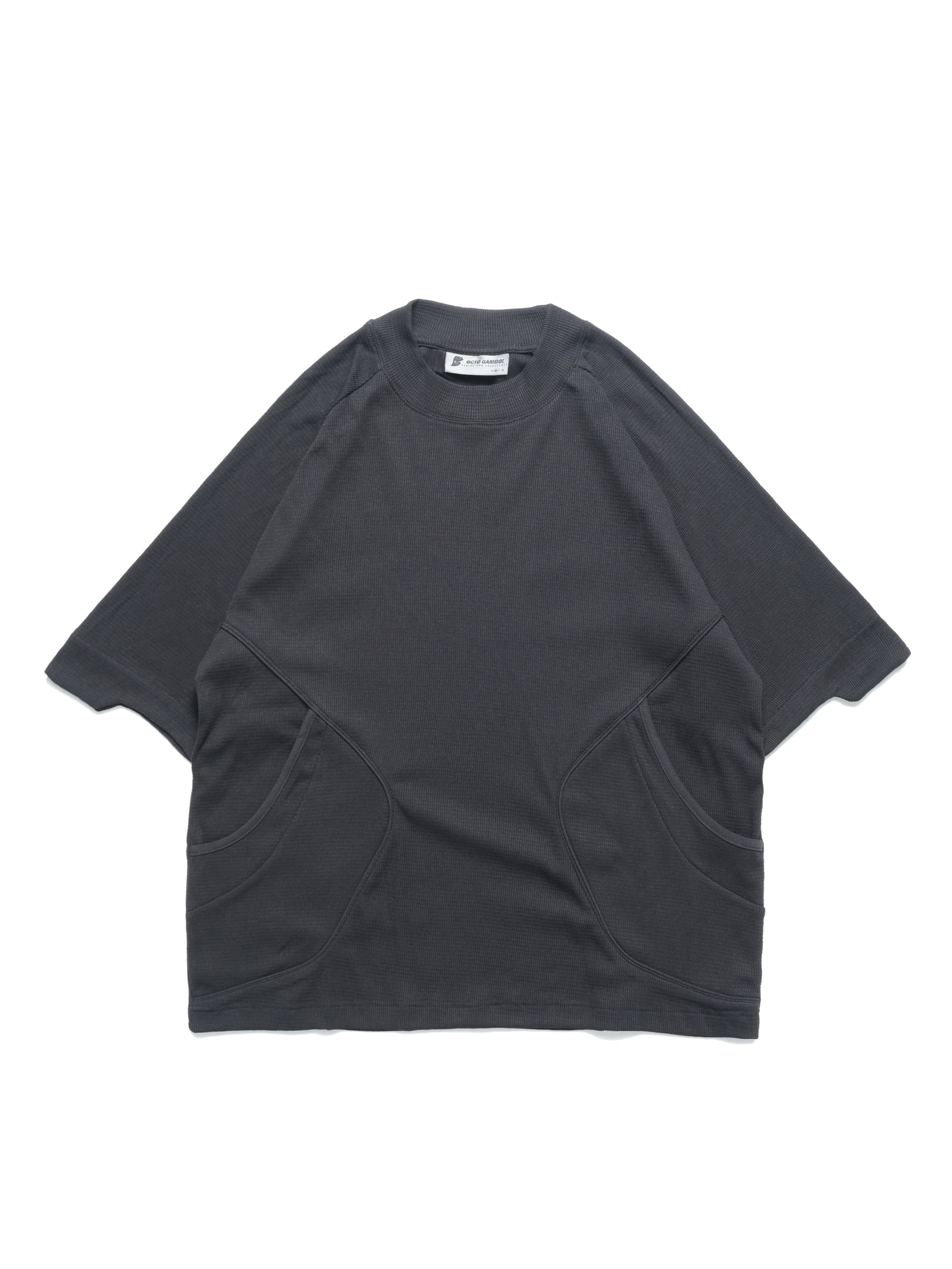 S3/ S25-T-04 WaffleT-Shirt (Black)