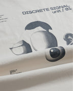 S26-C1-T1 / Discrete Signal Graphic Tee (White)