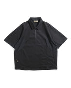 S26-C1-T2 / Discrete Signal Zip Polo (Black)