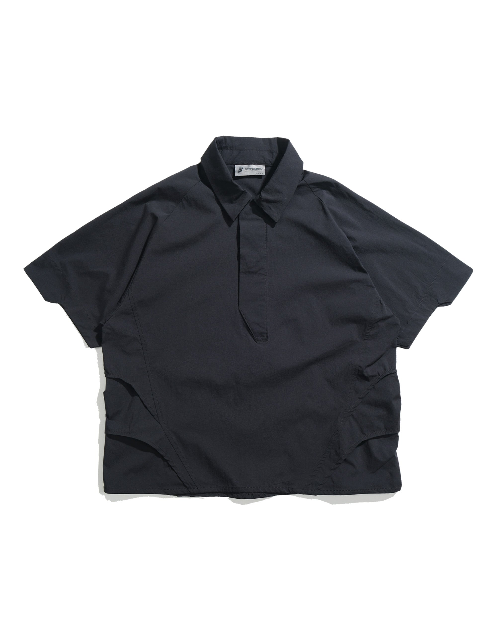S26-S3-ST / Access Cross-Seam Shirt (Black)