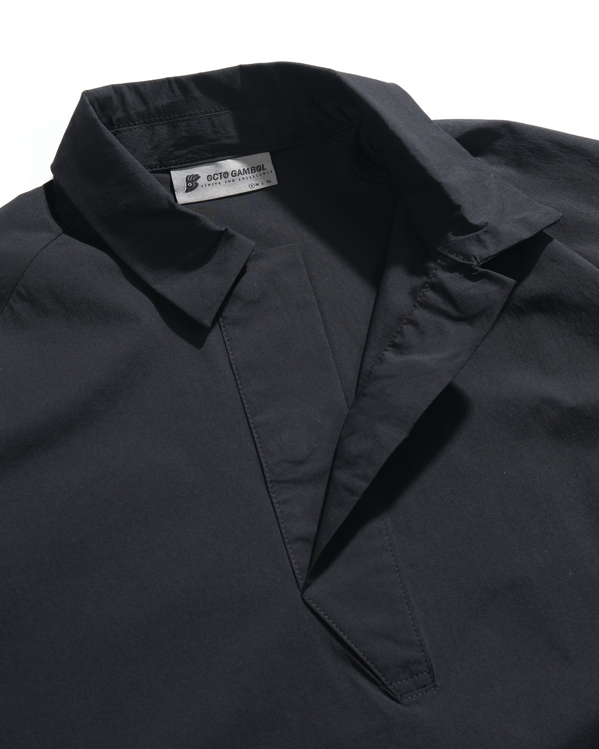 S26-S3-ST / Access Cross-Seam Shirt (Black)