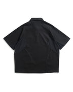 S26-C1-T2 / Discrete Signal Zip Polo (Black)