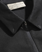 S26-C1-T2 / Discrete Signal Zip Polo (Black)