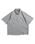 S26-C1-T2 / Discrete Signal Zip Polo (Grey)