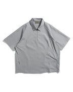 S26-C1-T2 / Discrete Signal Zip Polo (Grey)