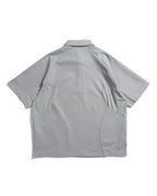 S26-C1-T2 / Discrete Signal Zip Polo (Grey)