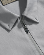 S26-C1-T2 / Discrete Signal Zip Polo (Grey)