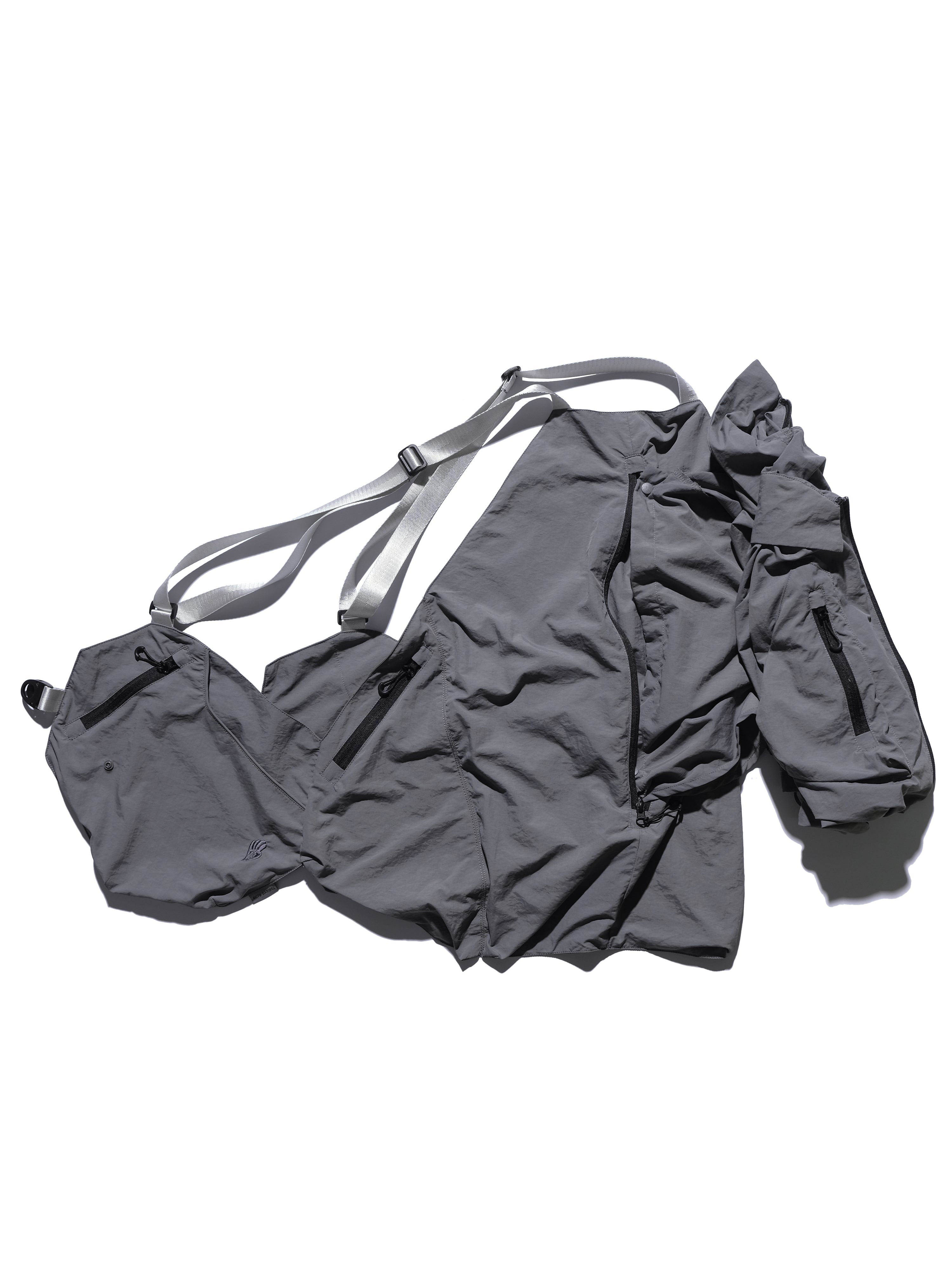 SS23 / 07 — T23-070 2 in 1 Vest Shirt (Light Grey)