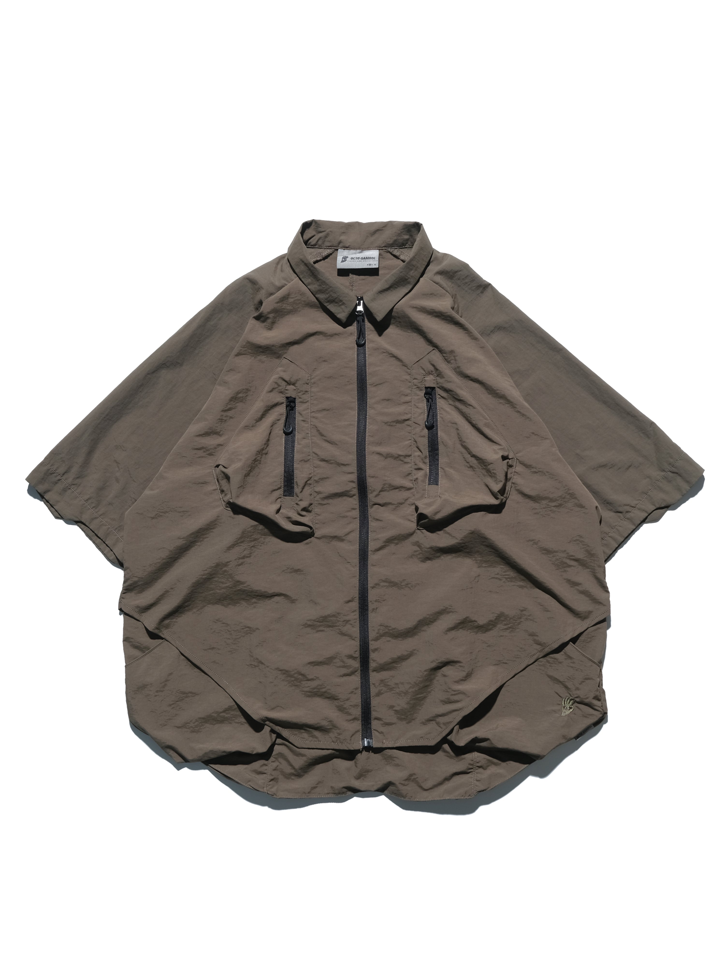 SS23 / 07 — T23-070 2 in 1 Vest Shirt (Brown)
