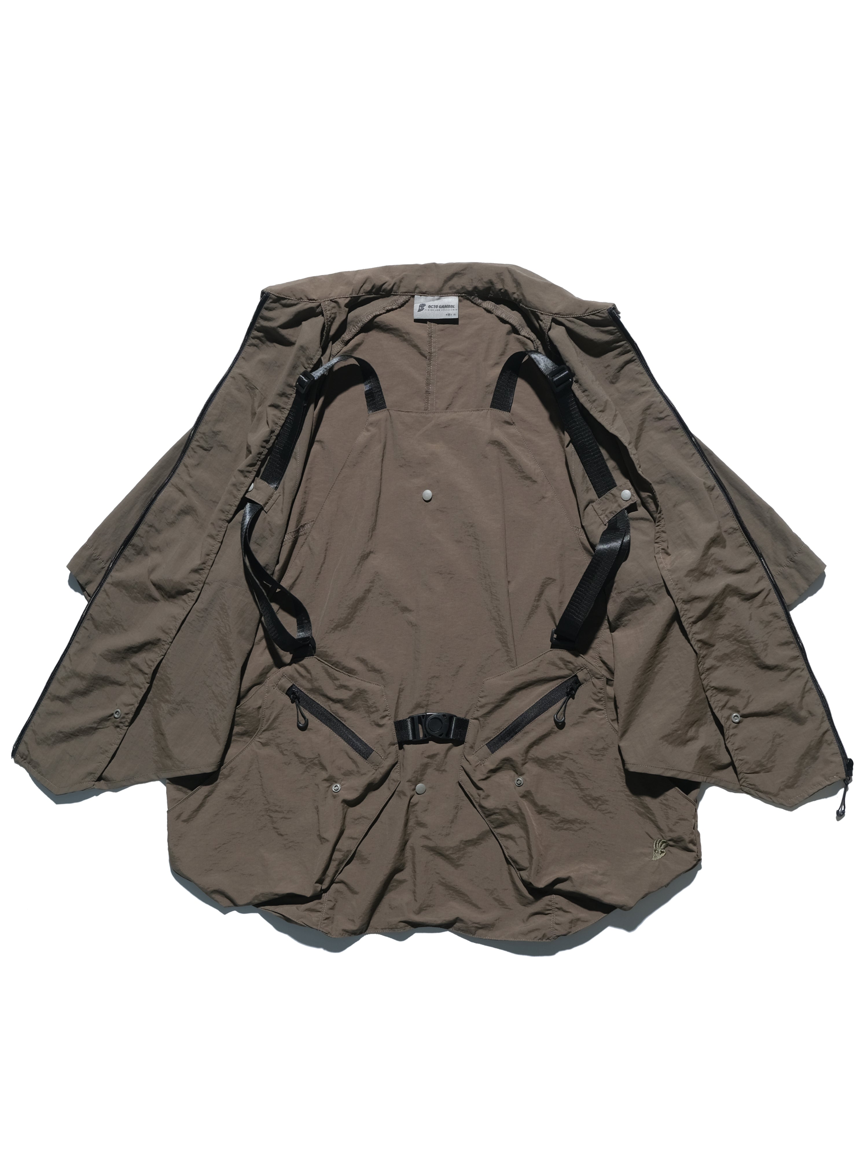 SS23 / 07 — T23-070 2 in 1 Vest Shirt (Brown)