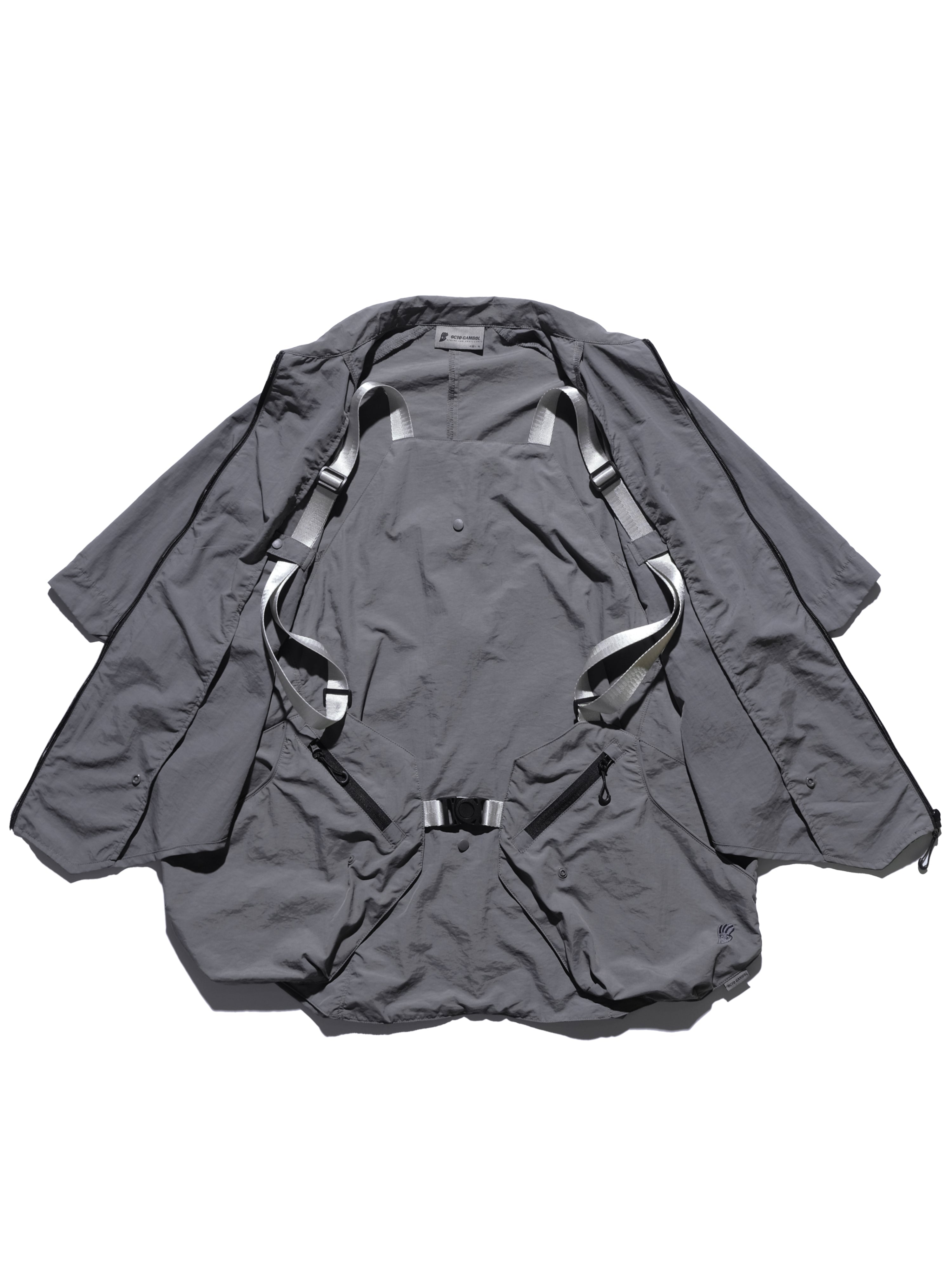 SS23 / 07 — T23-070 2 in 1 Vest Shirt (Light Grey)