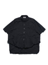 SS23 / 13 — T23-072 All-in-one Vest Shirt (Black)