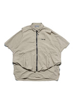 SS23 / 13 — T23-072 All-in-one Vest Shirt (Khaki)