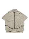 SS23 / 13 — T23-072 All-in-one Vest Shirt (Khaki)