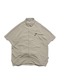 SS23 / 13 — T23-072 All-in-one Vest Shirt (Khaki)