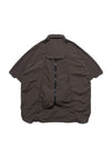 SS23 / 13 — T23-072 All-in-one Vest Shirt (Brown)