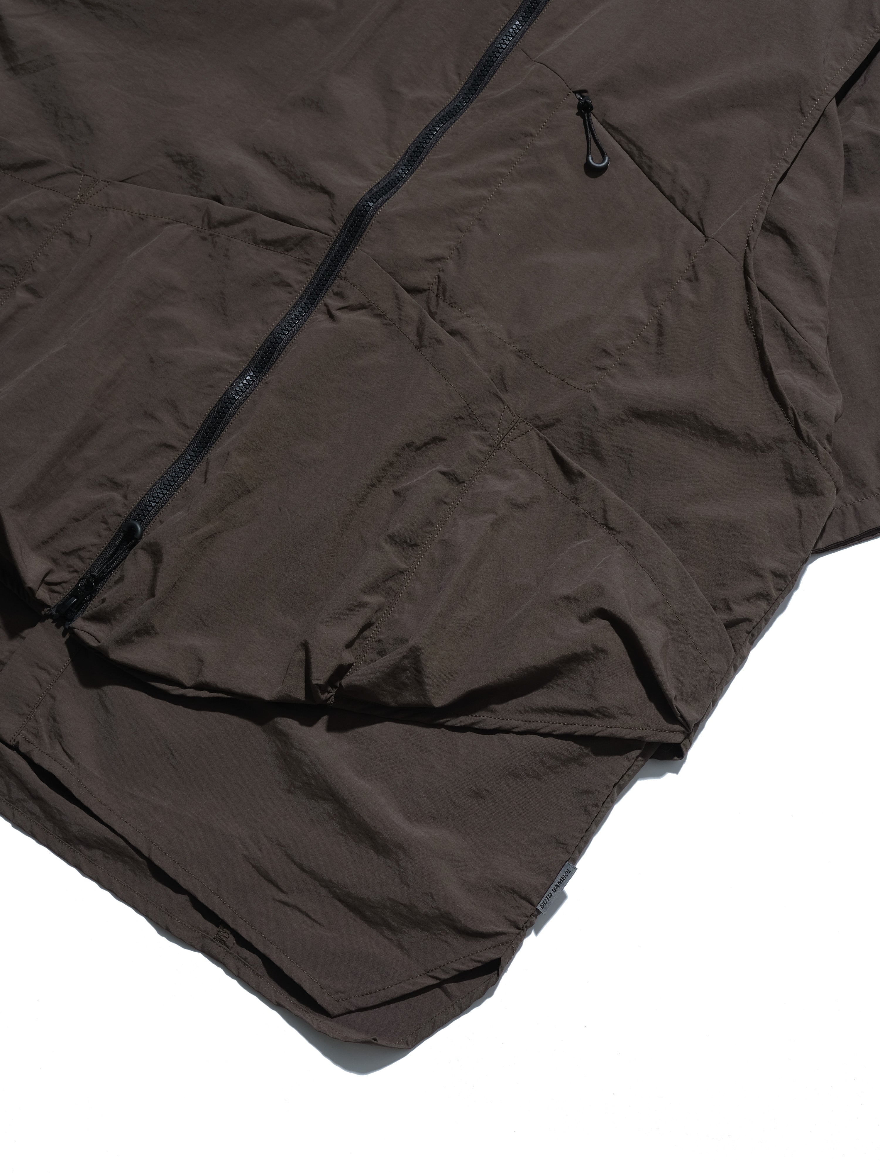 SS23 / 13 — T23-072 All-in-one Vest Shirt (Brown)