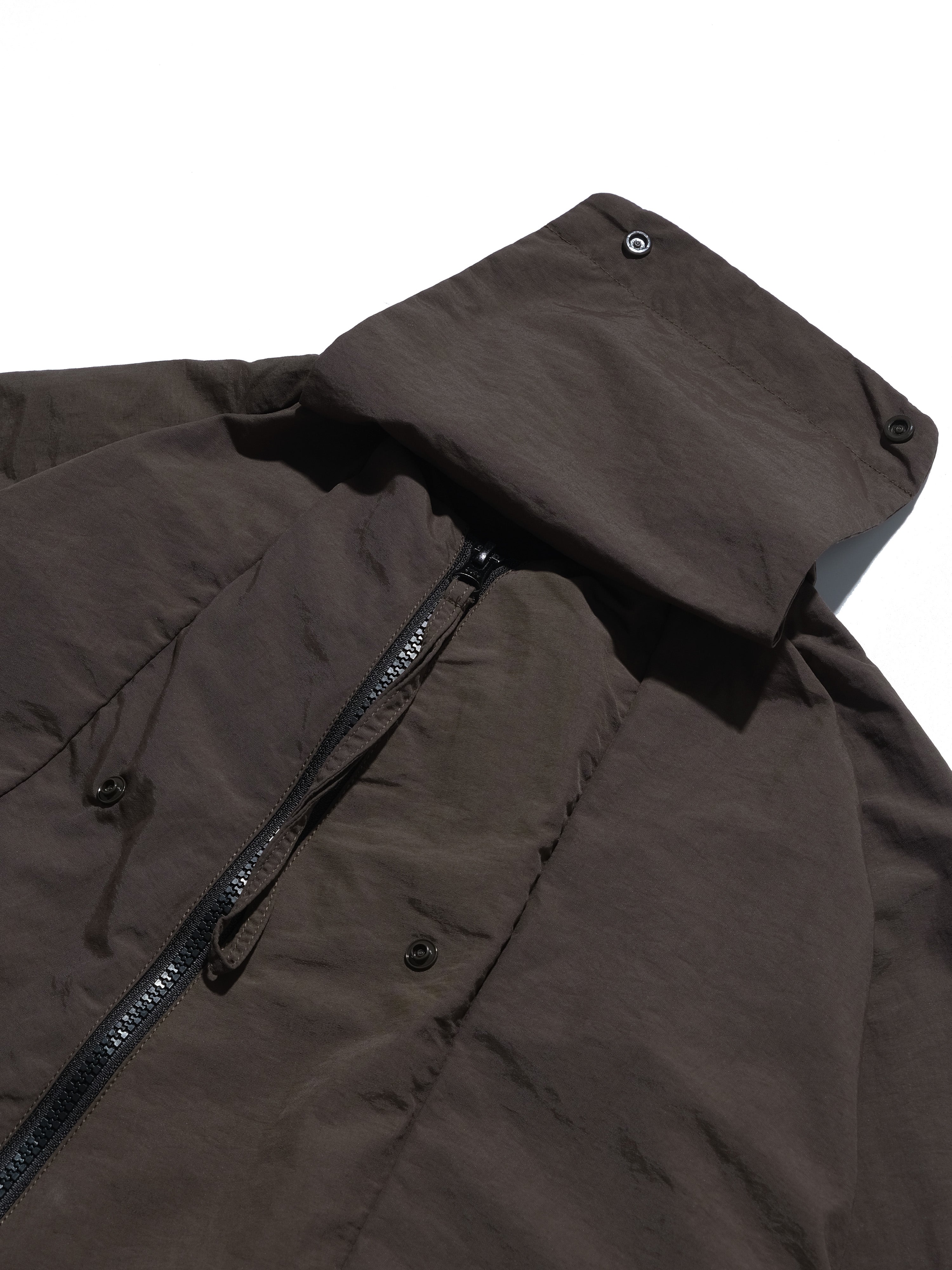 SS23 / 13 — T23-072 All-in-one Vest Shirt (Brown)