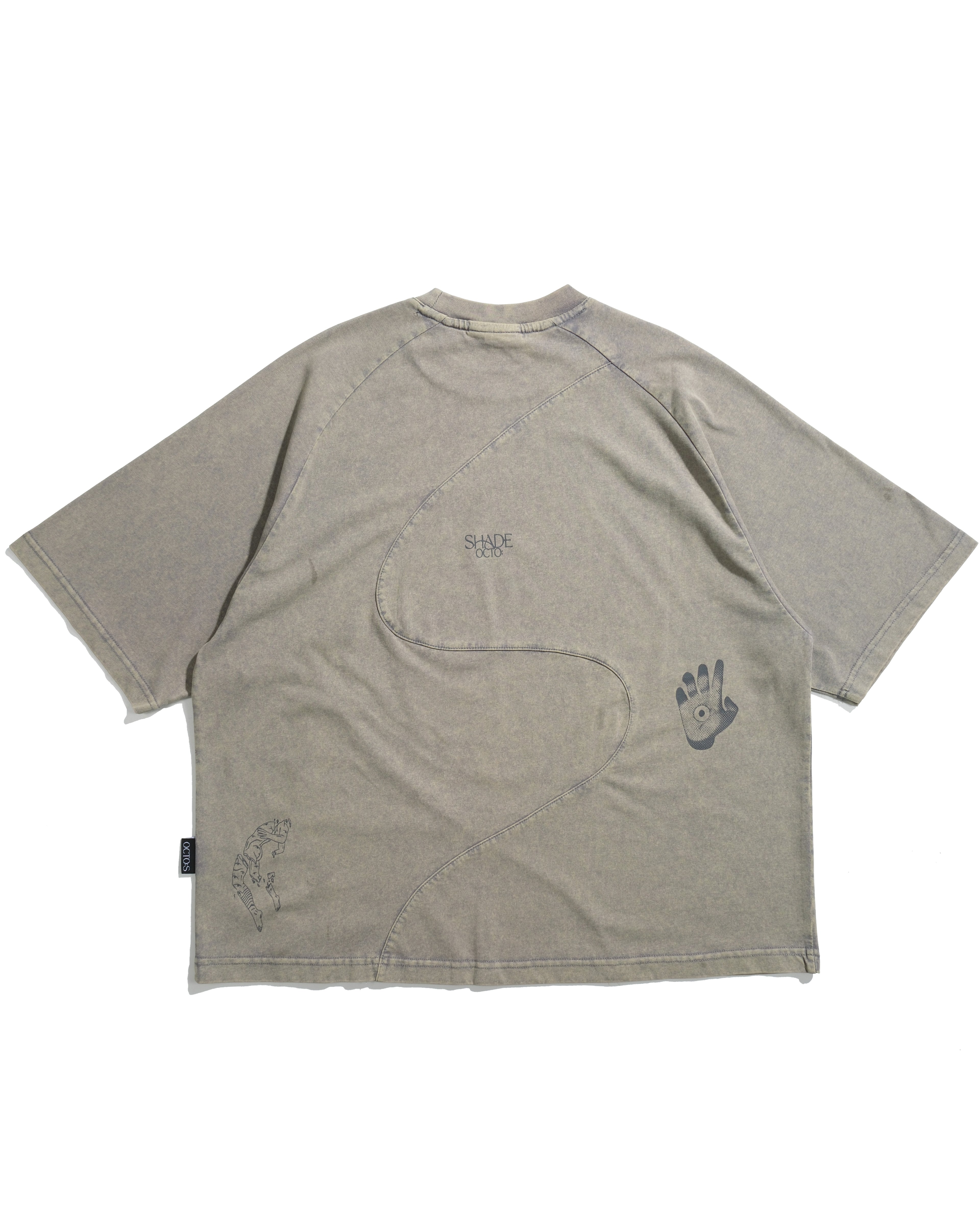 S26-SD1-T / S-Flow Washed Tee (G-Grey)