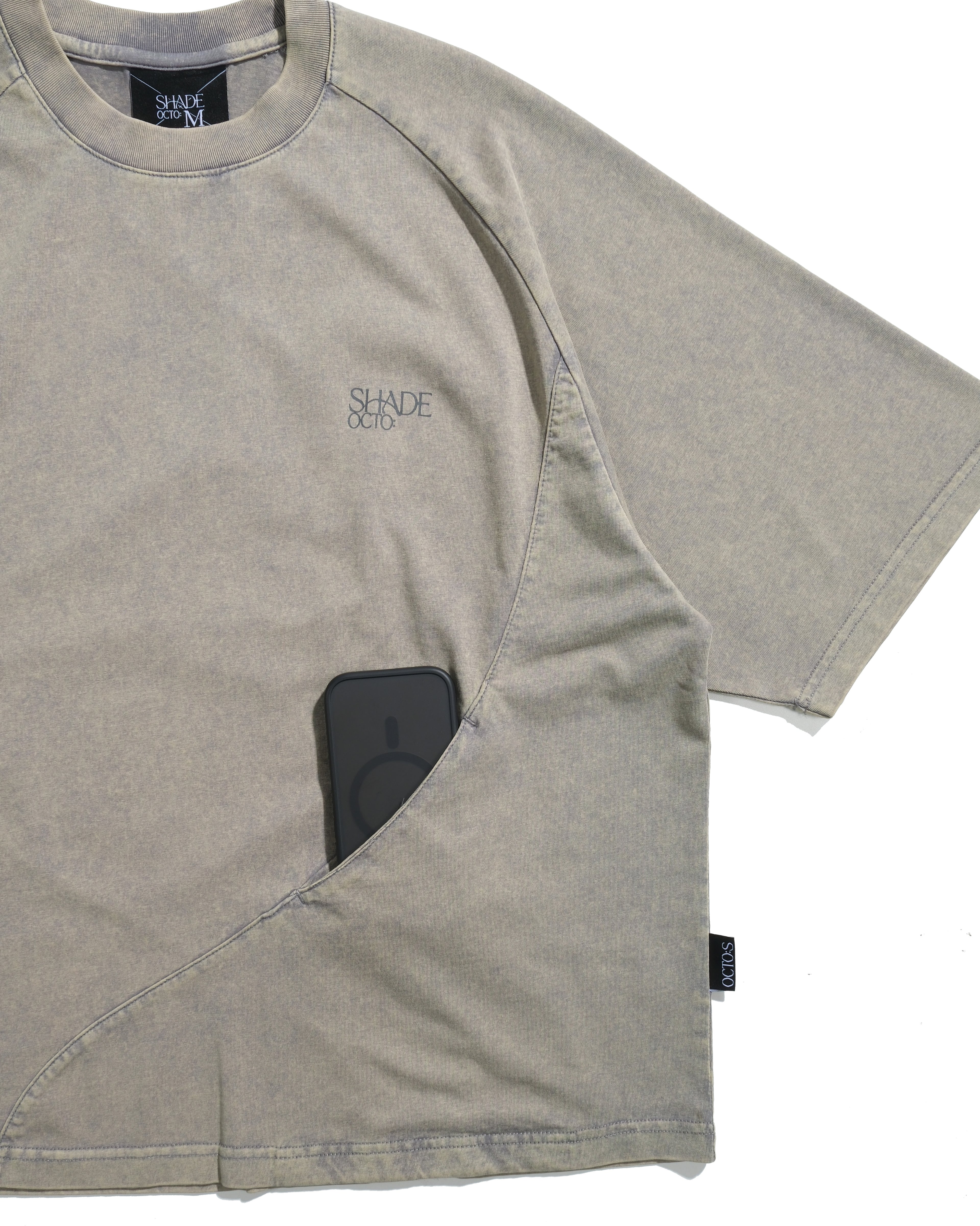 S26-SD1-T / S-Flow Washed Tee (G-Grey)