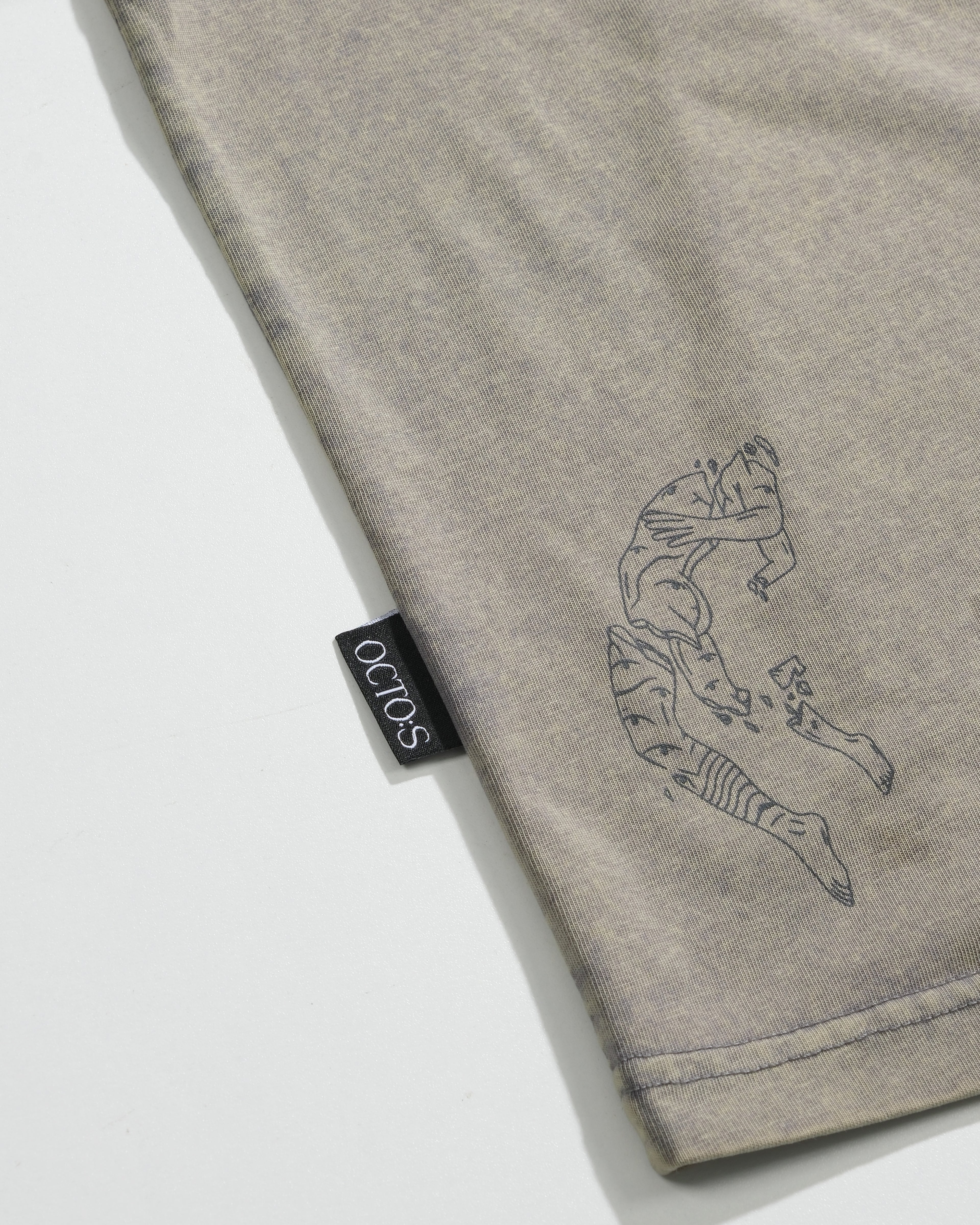 S26-SD1-T / S-Flow Washed Tee (G-Grey)