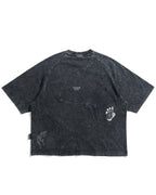 S26-SD1-T / S-Flow Washed Tee (Black)