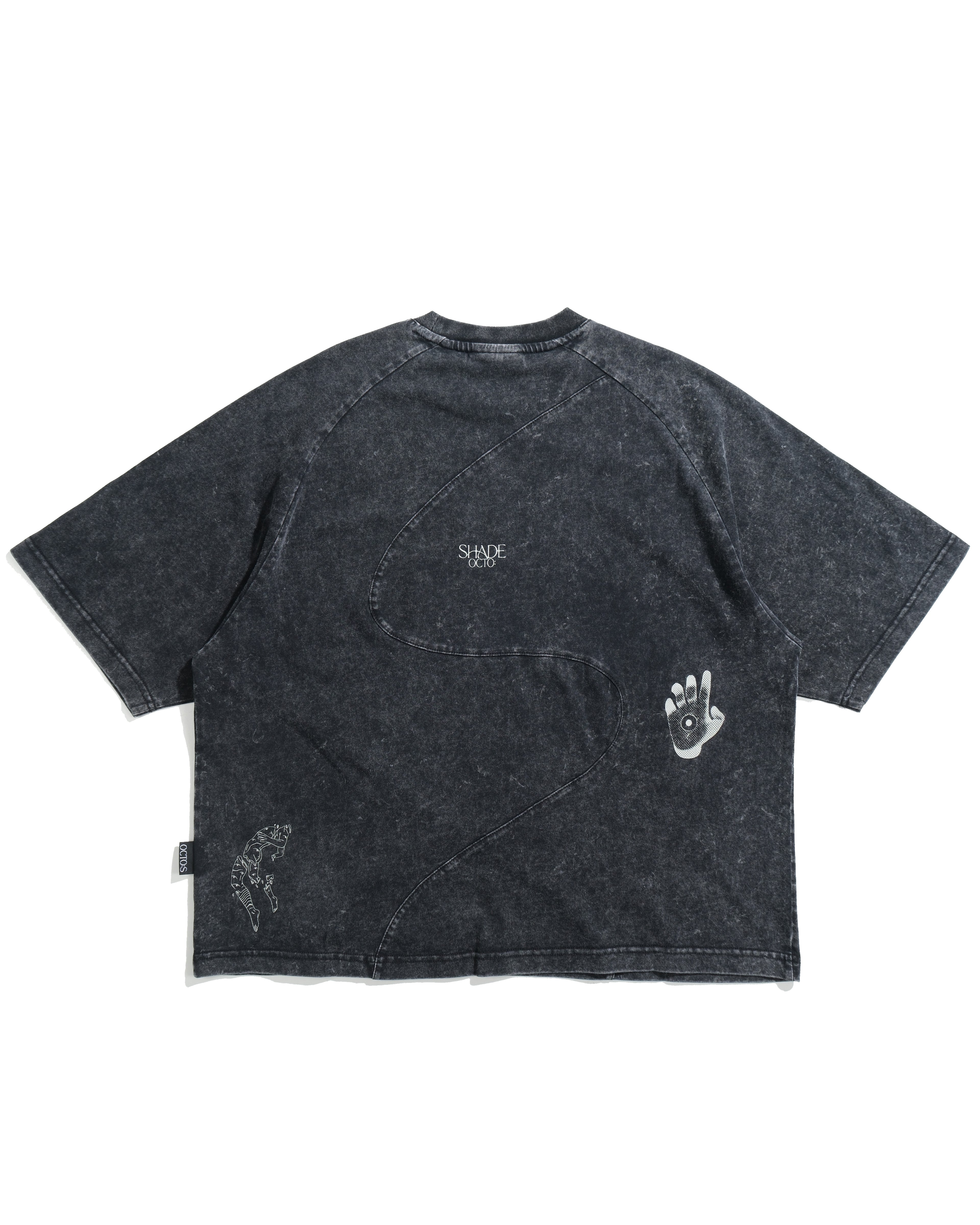 S26-SD1-T / S-Flow Washed Tee (Black)