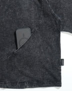 S26-SD1-T / S-Flow Washed Tee (Black)