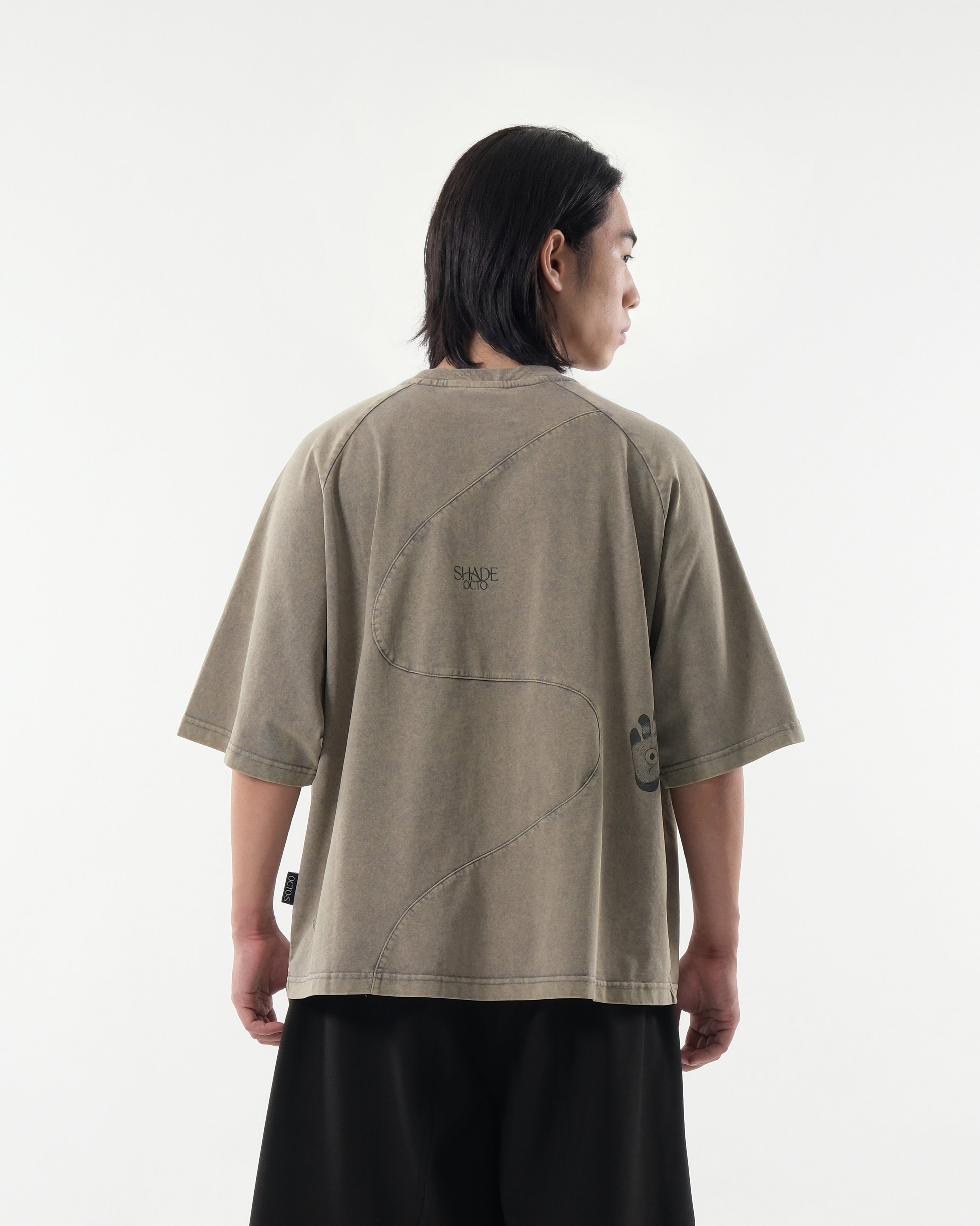 S26-SD1-T / S-Flow Washed Tee (G-Grey)