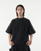S26-SD1-ST / S-Flow Zip Shirt (Black)