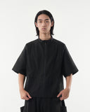 S26-SD1-ST / S-Flow Zip Shirt (Black)