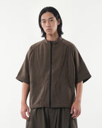S26-SD1-ST / S-Flow Zip Shirt (Brown)