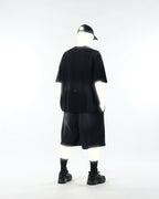 PR/ S25-PRS-02 Washed Shorts (Black)