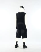 PR/ S25-PRS-02 Washed Shorts (Black)