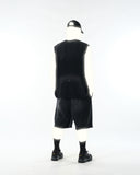 PR/ S25-PRS-02 Washed Shorts (Black)