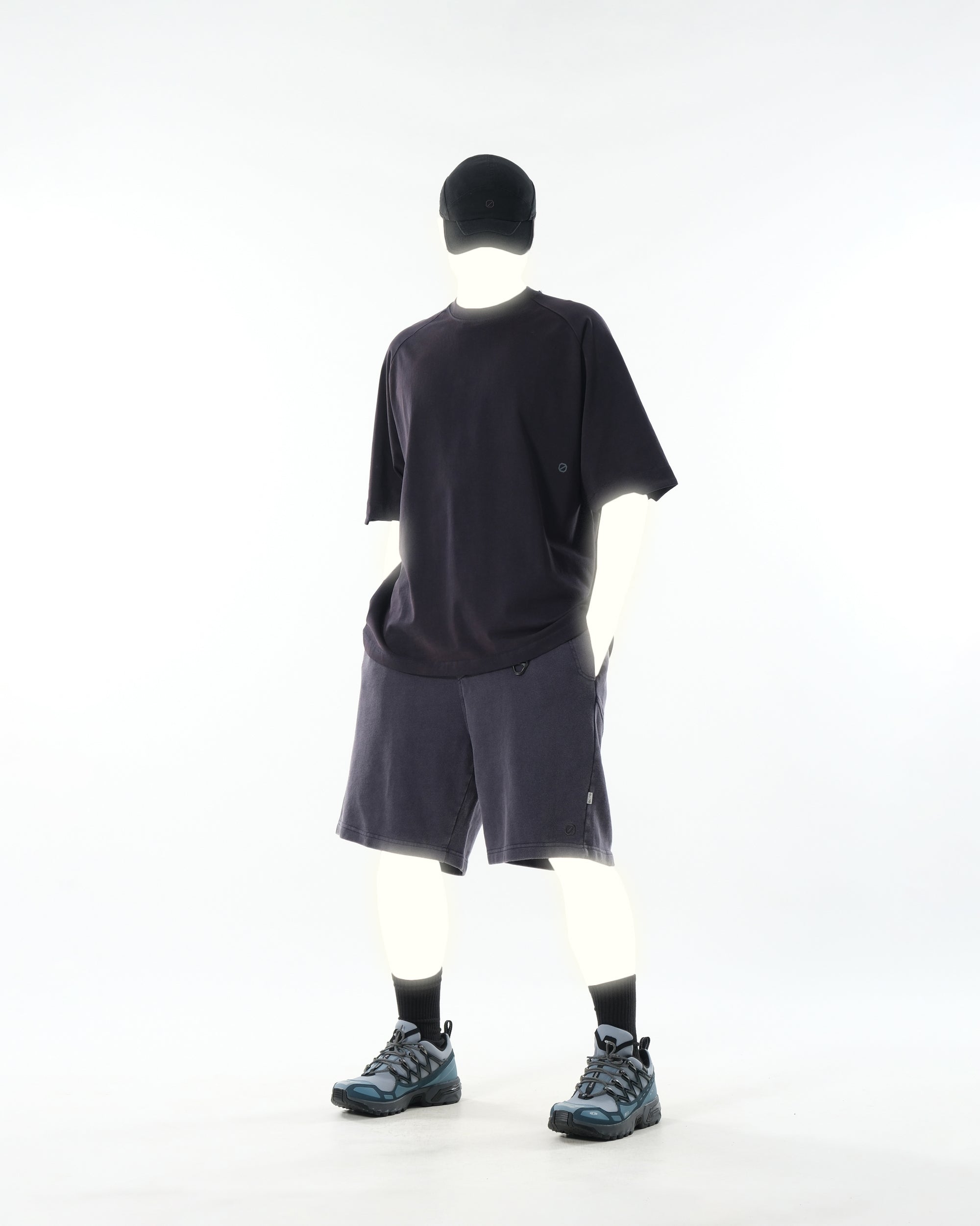 PR/ S25-PRS-01 Washed Shorts (Navy)
