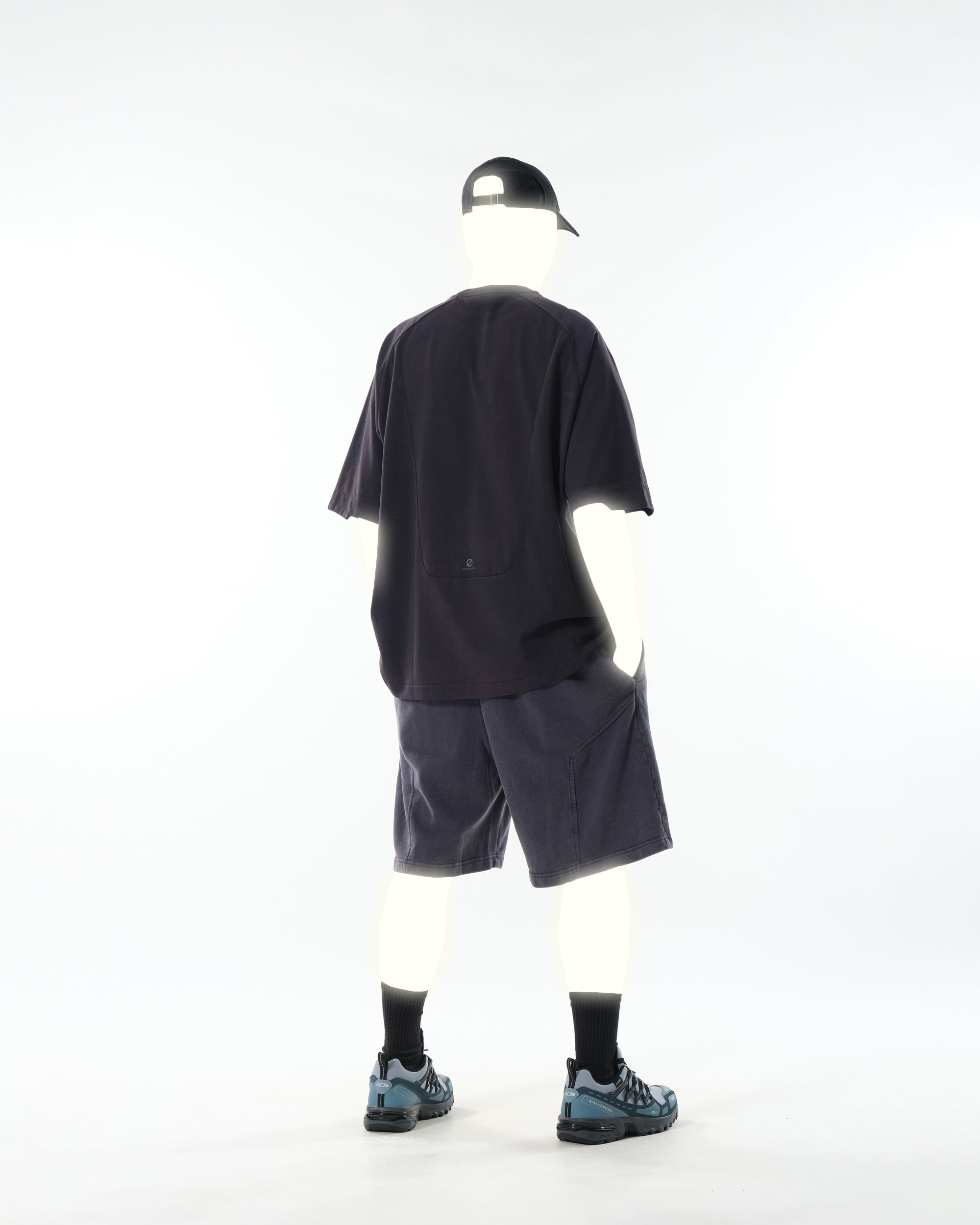 PR/ S25-PRS-01 Washed Shorts (Navy)