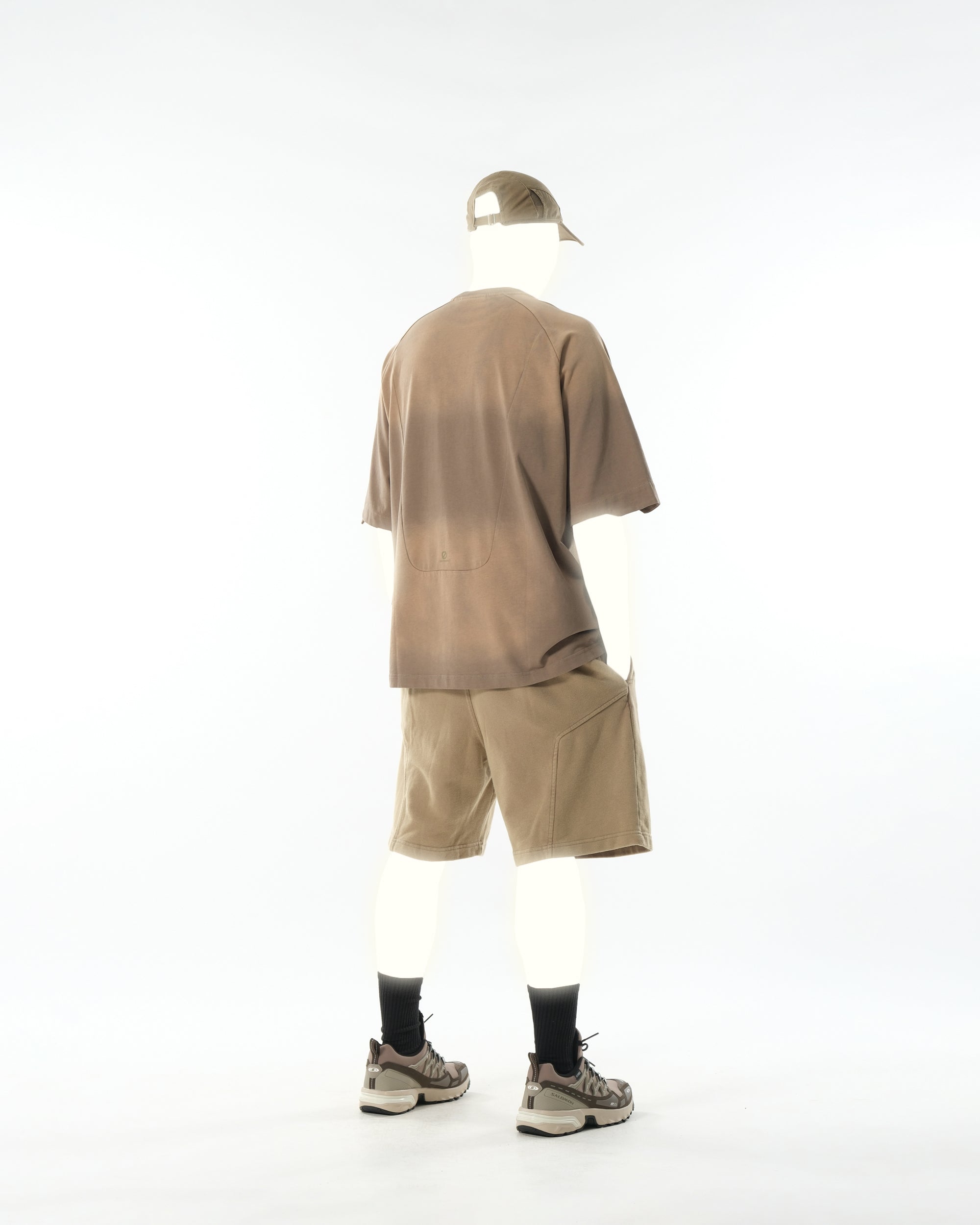 PR/ S25-PRS-01 Washed Shorts (Khaki)
