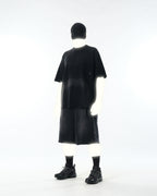 PR/ S25-PRS-01 Washed Shorts (Black)