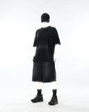 PR/ S25-PRS-01 Washed Shorts (Black)