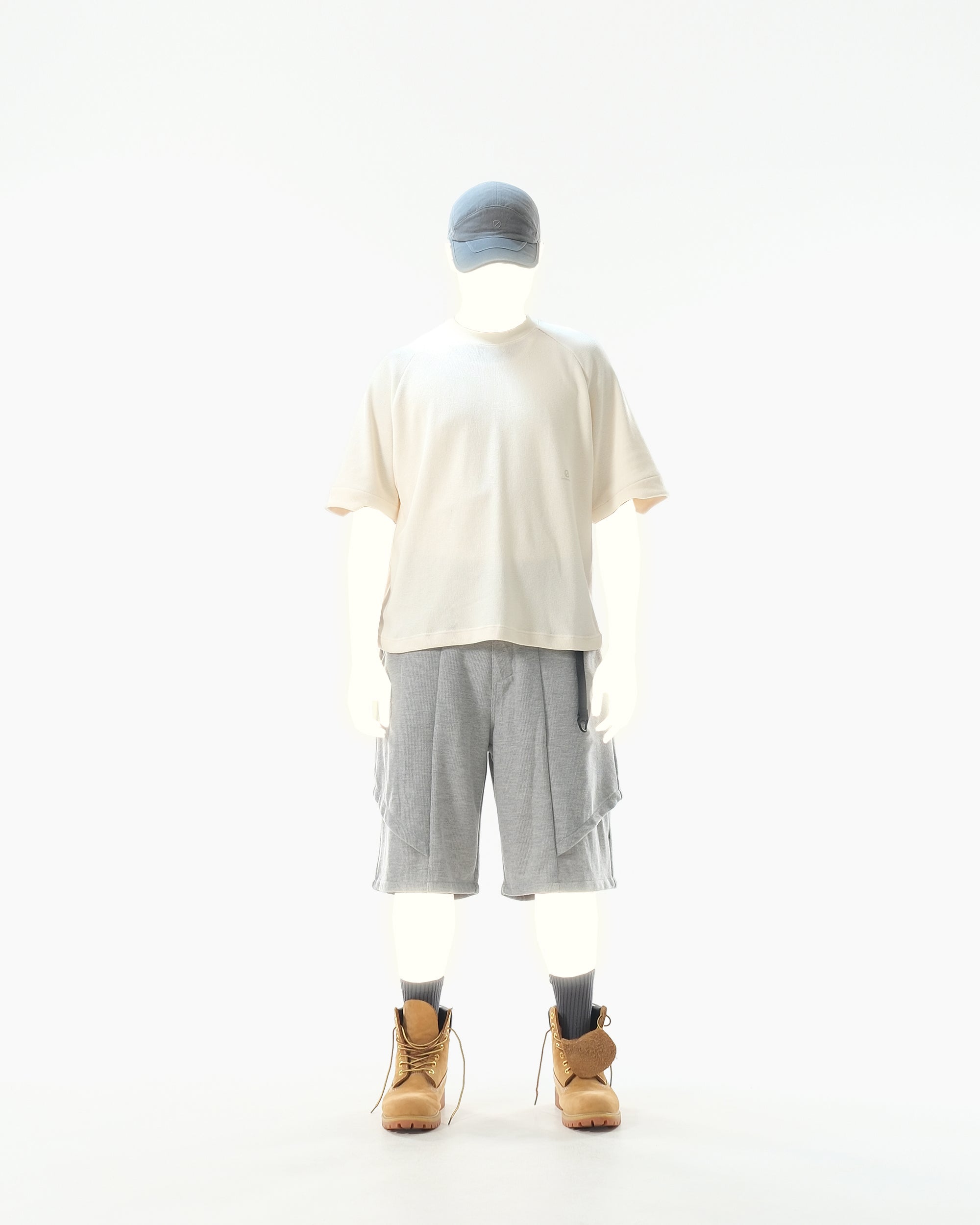 PR/ S25-PRS-04 Waffle Shorts (Grey)